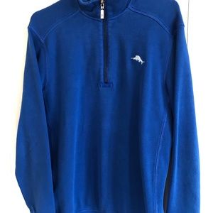 Tommy Bahama, Small, royal blue, long sleeve, half zip knit men’s pullover